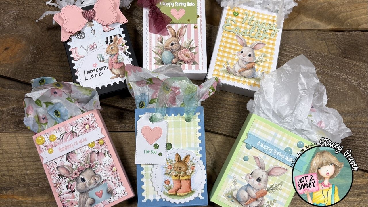 Treat Boxes Not 2 Shabby Paper Pad Club & Stamp of the Month