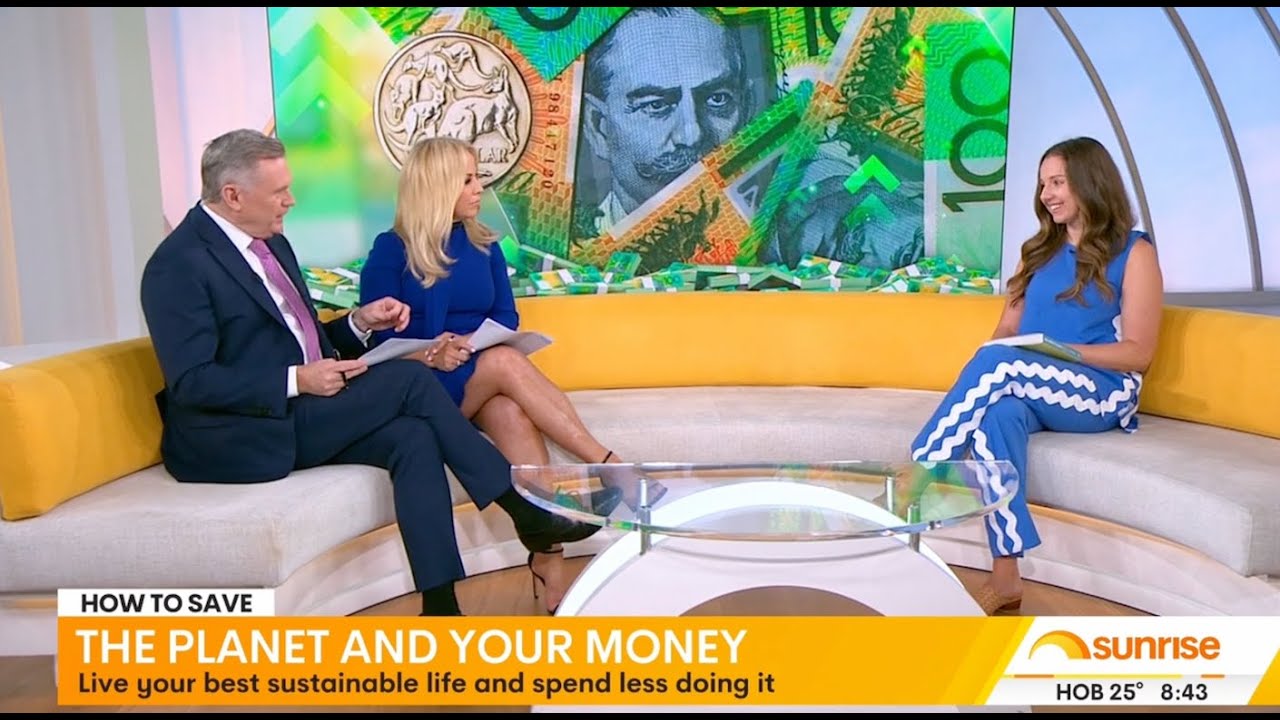 Watch Lottie on Sunrise Talking About How To Save The Planet & Your Money