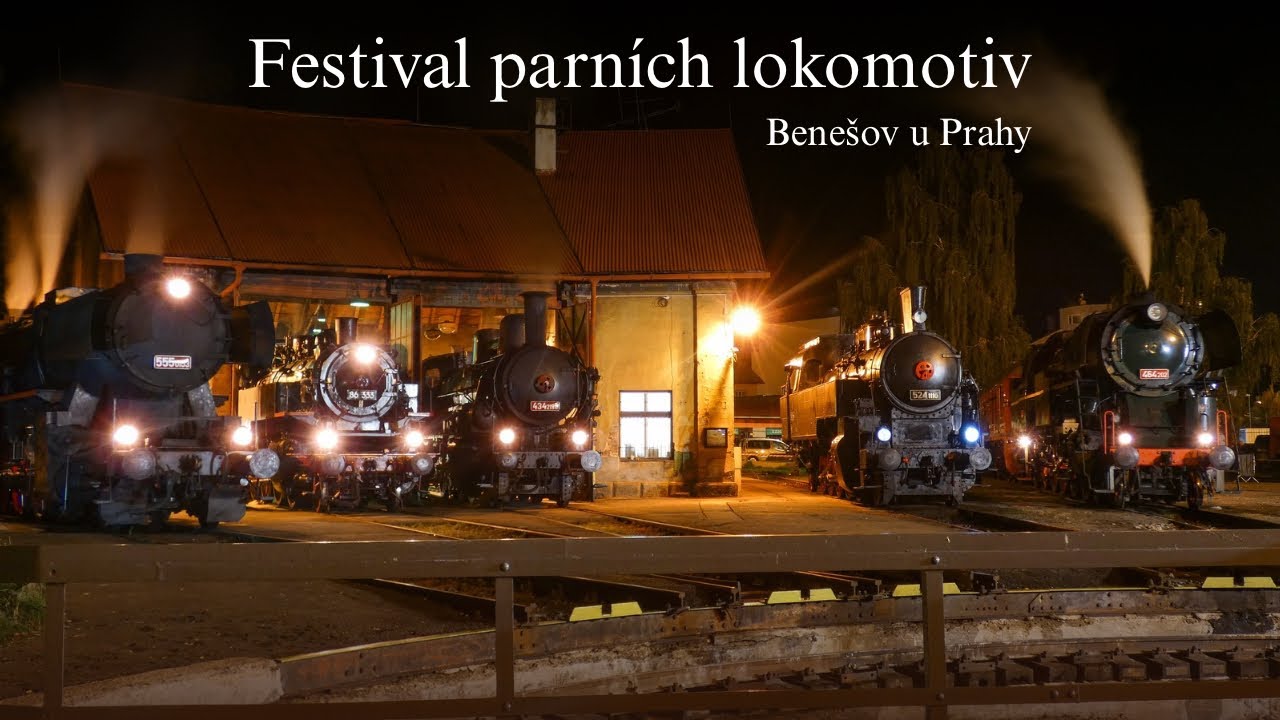 Festival parních lokomotiv v Benešově 2025