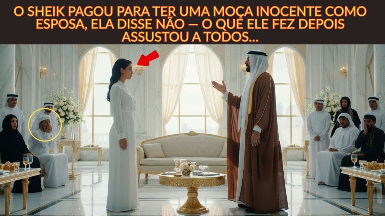 O SHEIK PAGOU PARA TER UMA MOÇA INOCENTE COMO ESPOSA; ELA DISSE NÃO — E O QUE ELE FEZ CHOCOU TODOS​
