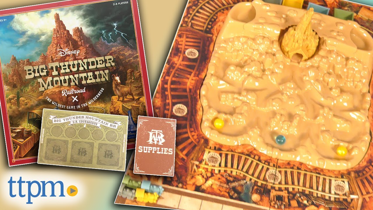 Disney Big Thunder Mountain Railroad Board Game from Funko Instructions + Review!