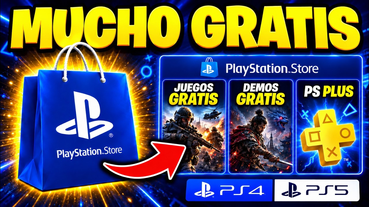 PLAYSTATION DEJ&Oacute; TODO ESTO GRATIS 🔥 JUEGOS, DEMOS, PS PLUS y M&Aacute;S