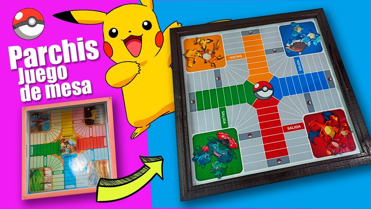 Parchís o parques casero de Pokémon - Ideas Creativas DIY