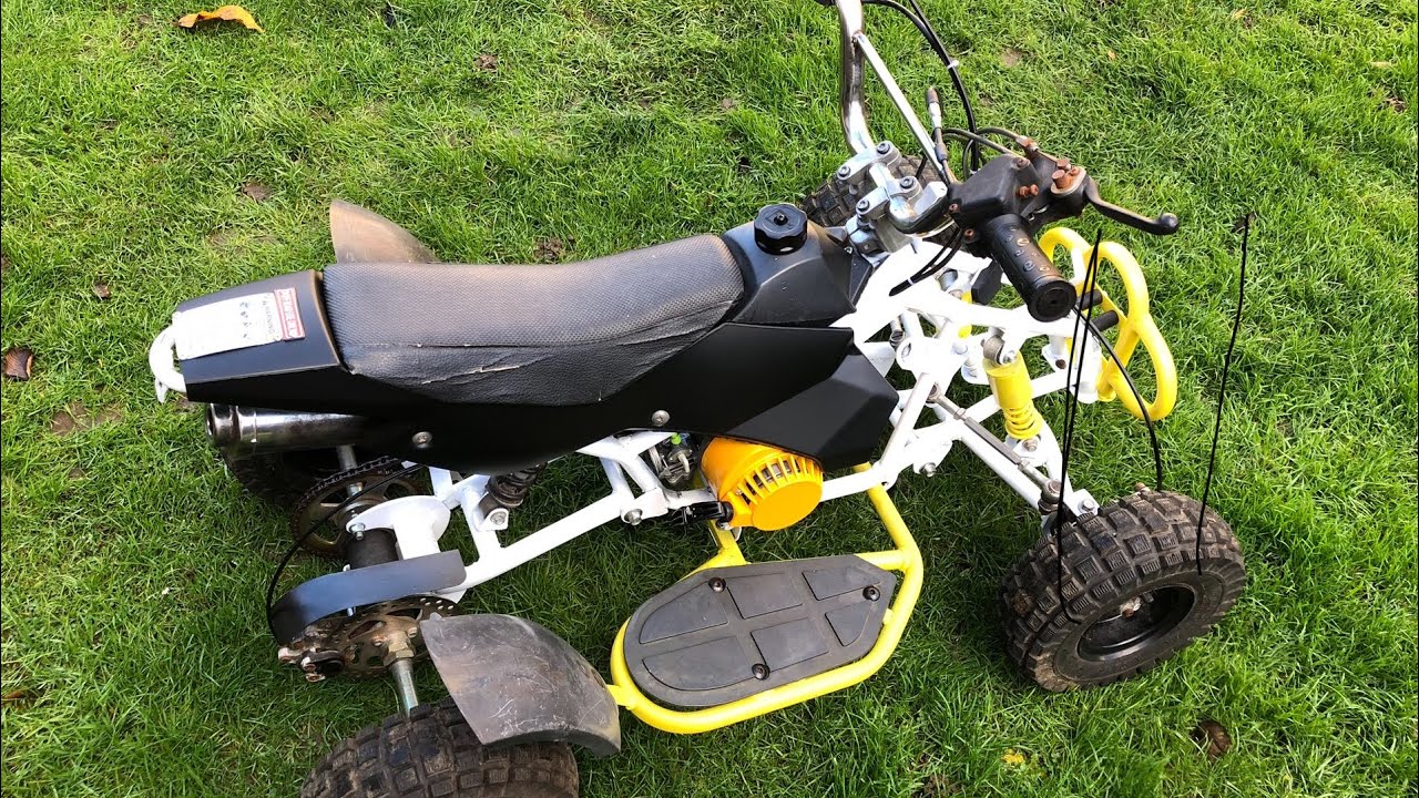 49cc Mini quad bike atv restoration rebuild