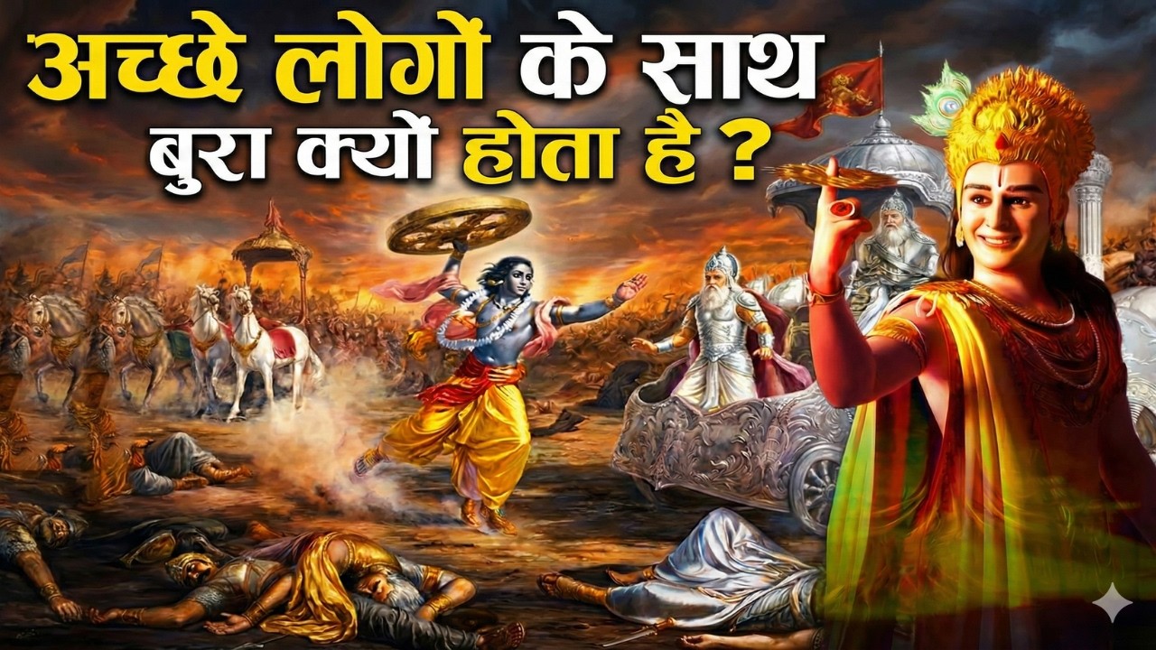श्री कृष्ण के अनुसार अच्छे लोगों के साथ बुरा क्यों होता है? | Why Bad things happen with Good People