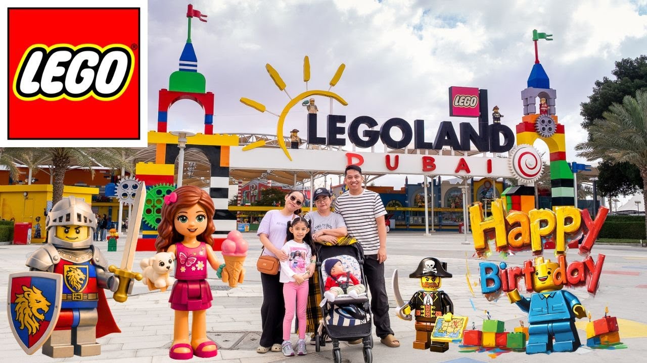 LEGOLAND Dubai Hotel, Riverland & LEGOLAND Theme Park Adventure | Eli’s 7th Birthday 🎉 | Part 1