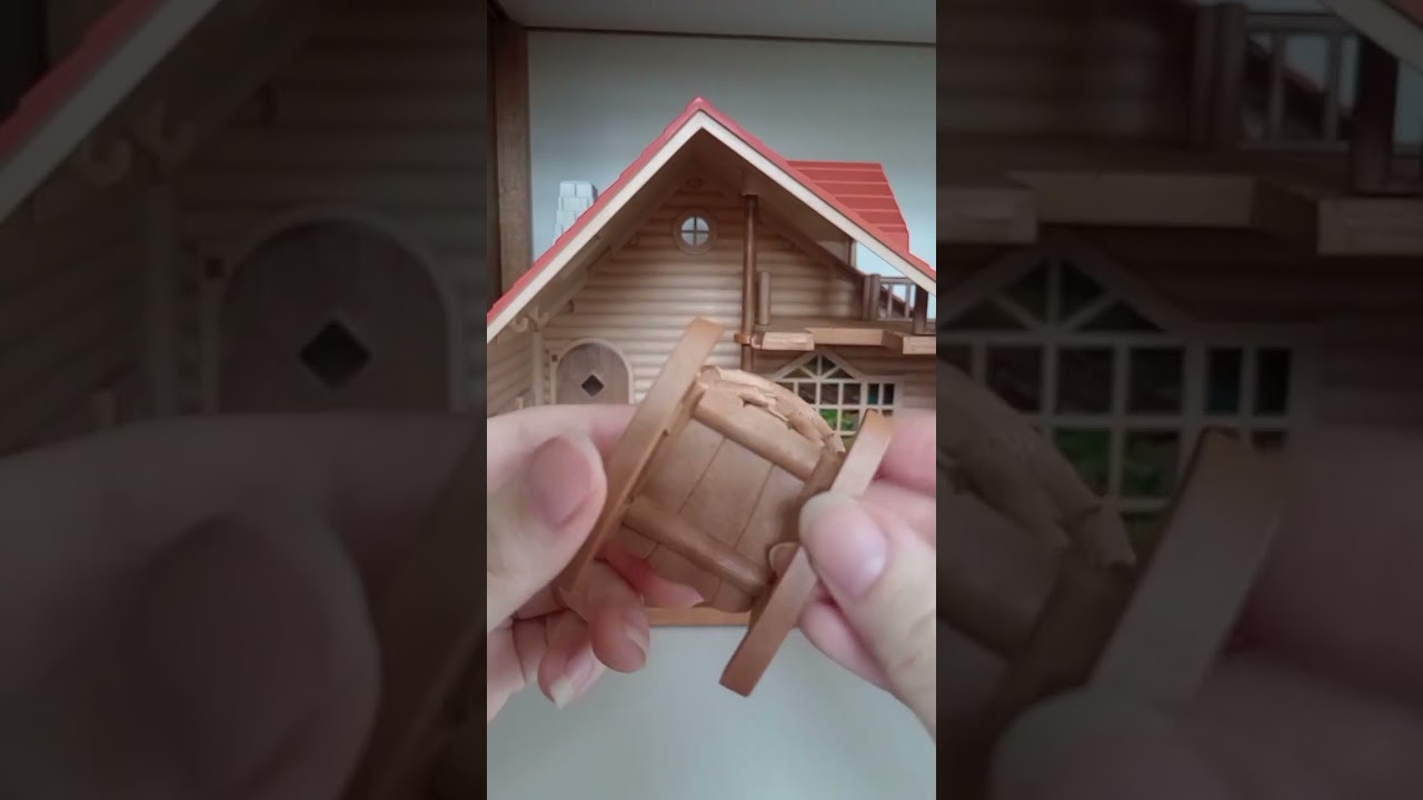 Sylvanian Families 💖 Log Furniture Set 🏠 Conjunto de M&oacute;veis da Cabana 🏠 #sylvanianfamilies #unboxing
