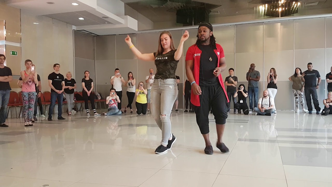 Laurent Kizomba Musicality Demo after workshop #KizzAfro2019