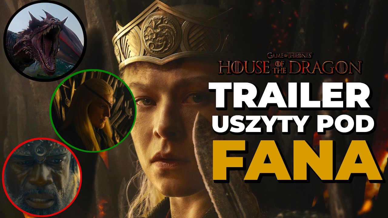 SKROJONE POD FANA. House of the Dragon wraca z 3. sezonem - ANALIZA TRAILERA (Ród Smoka, HBO Max)
