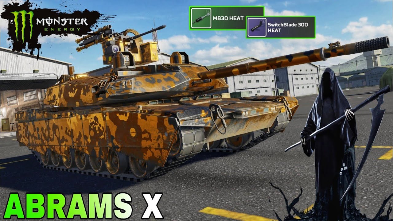 ABRAMS X -  Most Brutal Monster 💀 MWT :  TANK BATTLES 