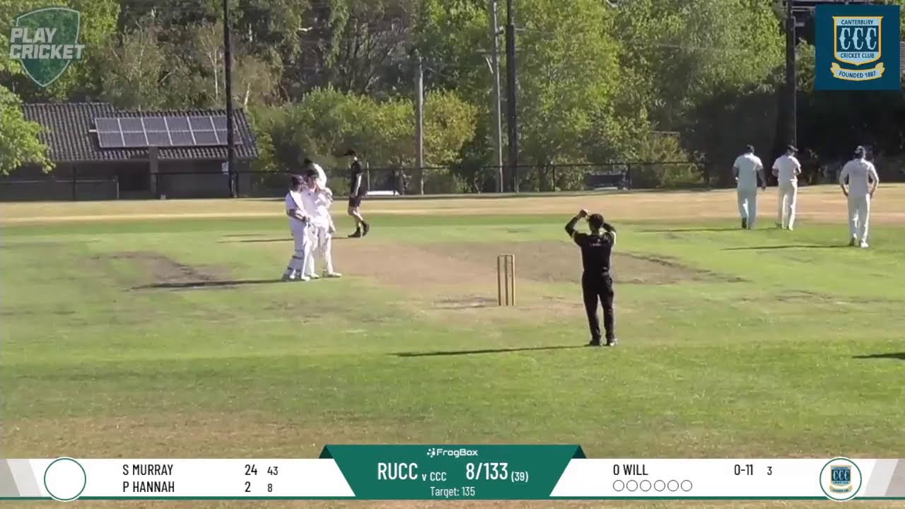 Canterbury 2nd XI v Richmond Union 1st XI