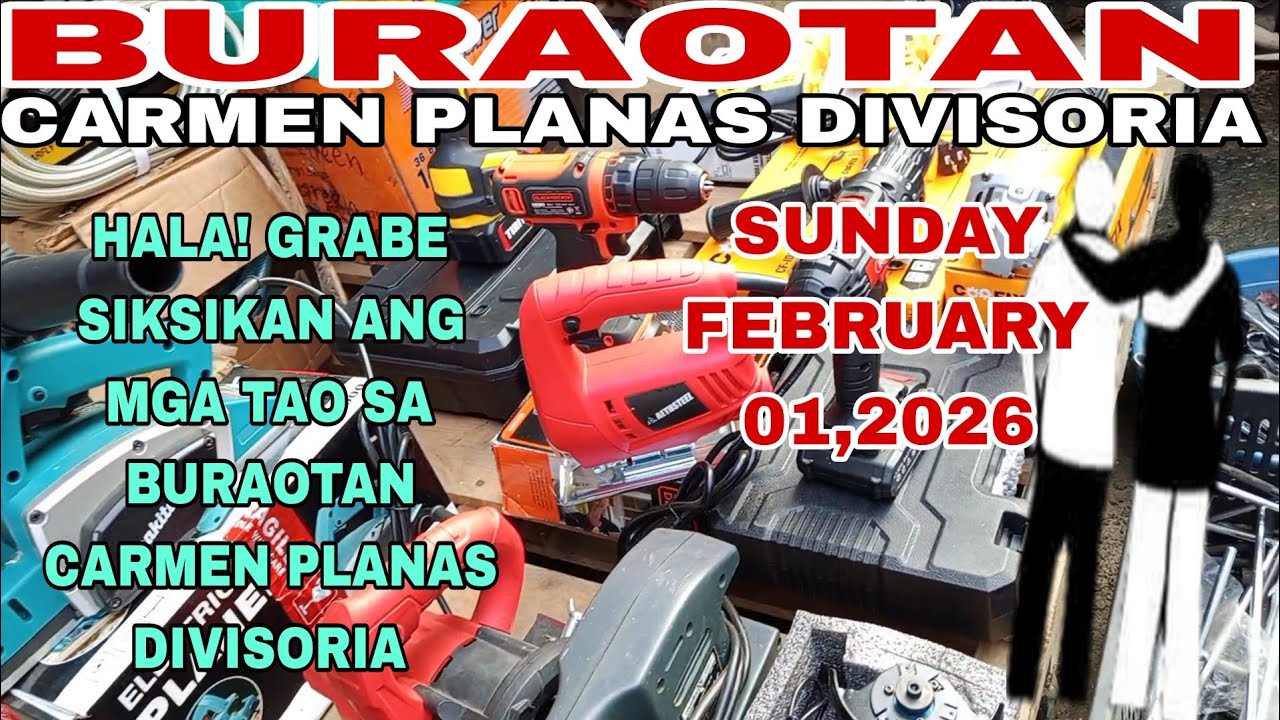 OMG! OVERLOAD ANG MGA LATAGAN SA BURAOTAN CARMEN PLANAS DIVISORIA ARAW NG LINGGO FEBRUARY 01,2026 💯🤗