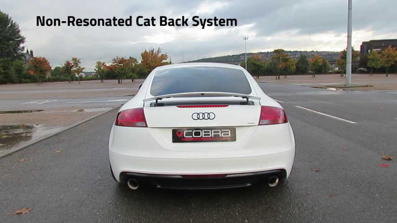 Audi TT Mk2 2.0 TFSI Quattro Performance Exhaust by Cobra Sport Exhausts