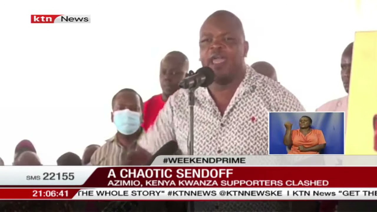 Chaotic sendoff for former Mt. Elgon MP as politicians clash over Bungoma gubernatorial race