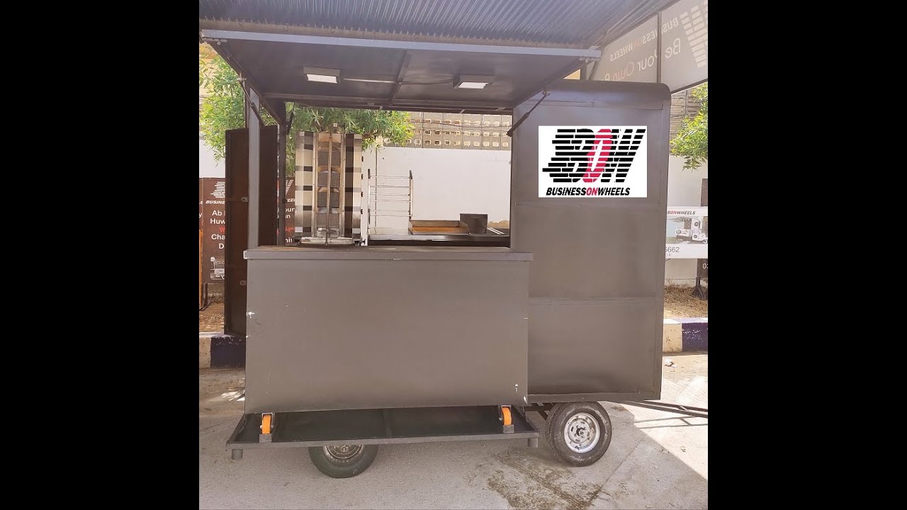 Trendy Food Cart, Food Truck, Mobile Food Cart, Food Van. Karachi. BOW - Business On Wheels