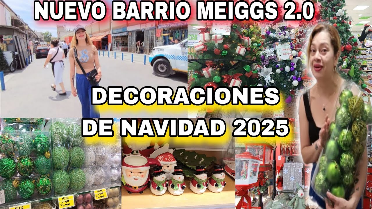 INCREÍBLES DATOS de NAVIDAD en MEIGGS 2.0 ✅COMPRAS PARA EL ÁRBOL NAVIDEÑO | NUEVA DECORACIÓN y HAUL🌲