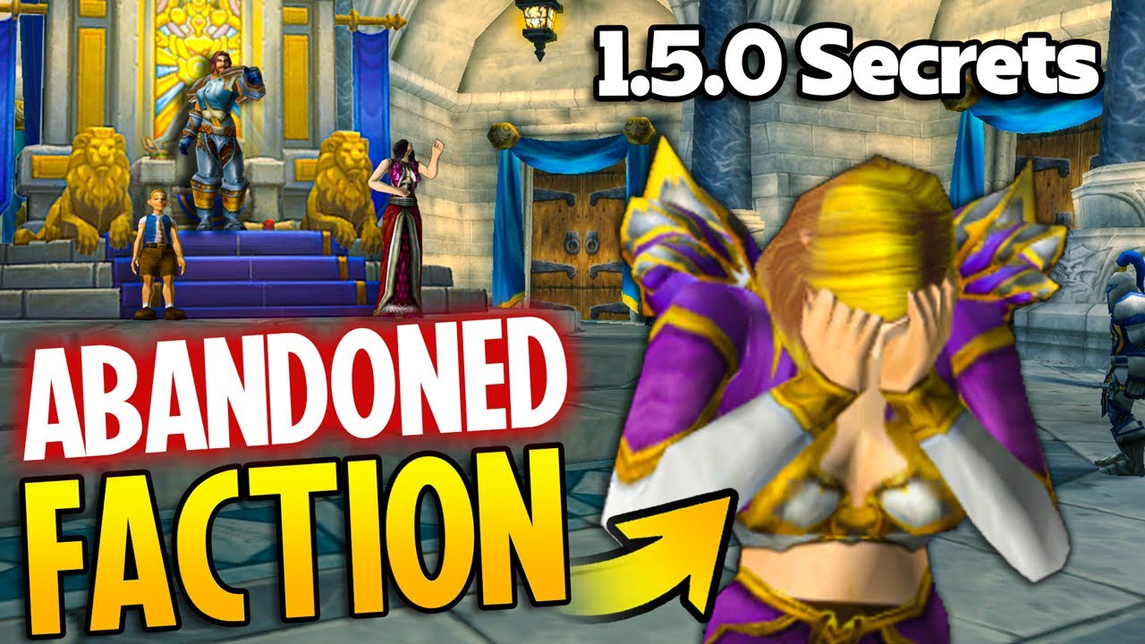 World of Warcraft's ABANDONED Faction WoW CLASSIC (
