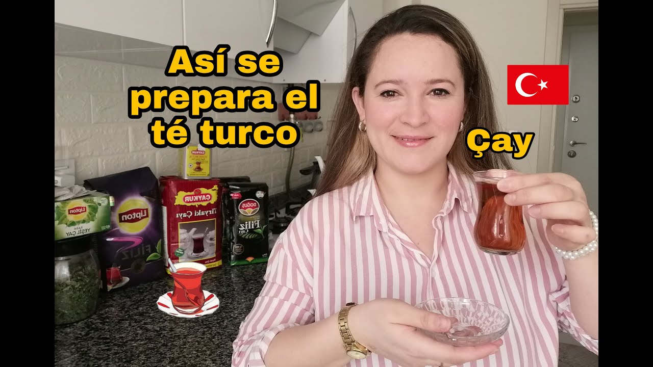 Así se prepara el té turco