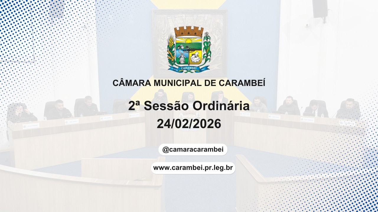 2ª Sessão Ordinária da 2ª Sessão Legislativa da 8ª Legislatura