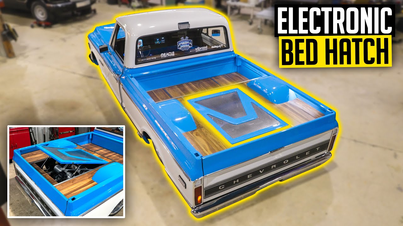 '72 C10 Electric Hatch Build for Raised Bed Floor - Supercharged LS Swap Chevy Truck Ep. 19