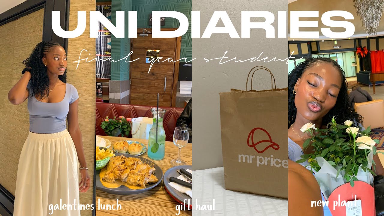 A Week In My Life As A South African Student🇿🇦| galentines lunch + haul + attending etc|Uni Diaries 