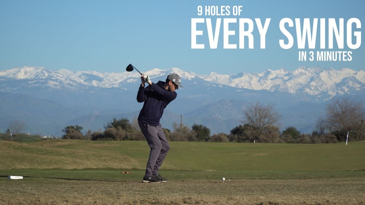 Every Swing From 9 Holes in 3 Minutes | Single-Digit Handicap