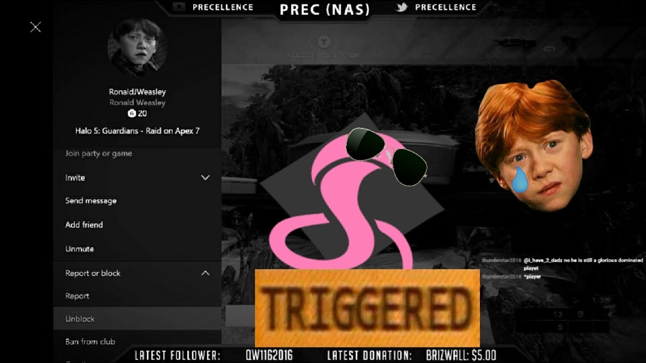 Precellence got Triggered and Blocked Me on Stream (emotional..)