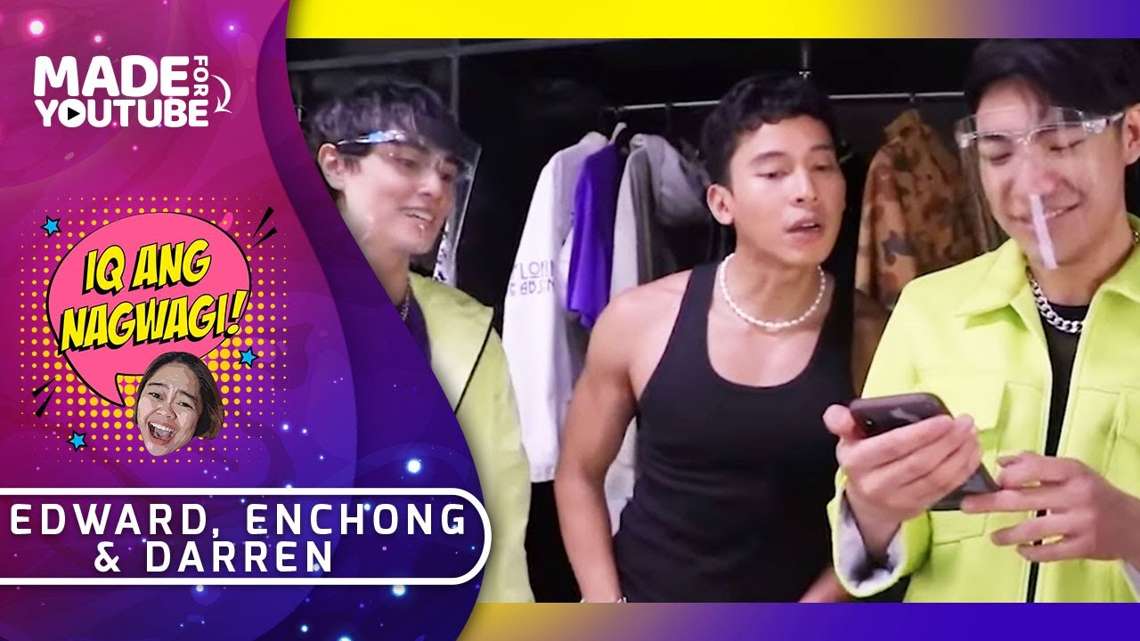 Find out kung wagi ang IQ nina IQuties Darren, Enchong, and Edward! | IQ Ang Nagwagi