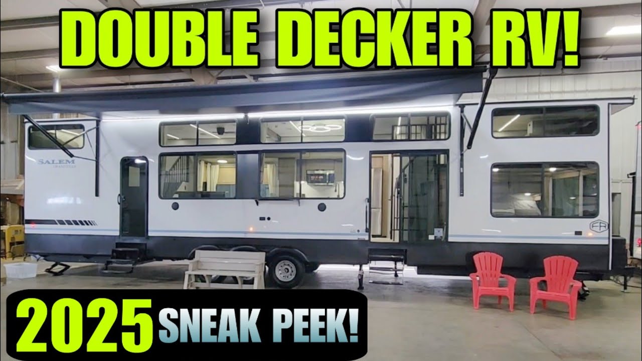 BIG UPGRADES! 2025 Forest River Salem 44VIEW Destination Travel Trailer RV!