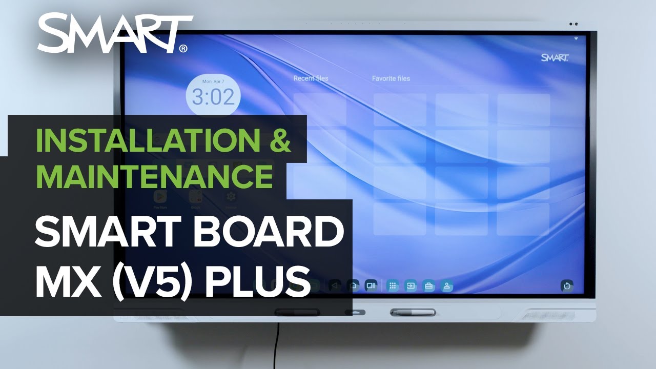 SMART Board MX (V5) Plus Quick Installation (2025)