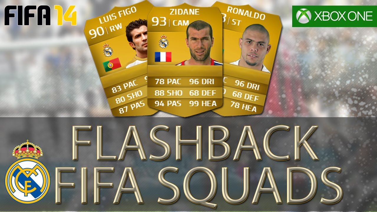 FLASHBACK FIFA SQUADS - Real Madrid Galácticos ft ZIDANE + RONALDO