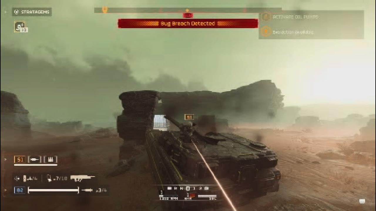 Using the Bastion MK XVI Tank More On Fori Prime -Terminid Gameplay on Helldivers 2