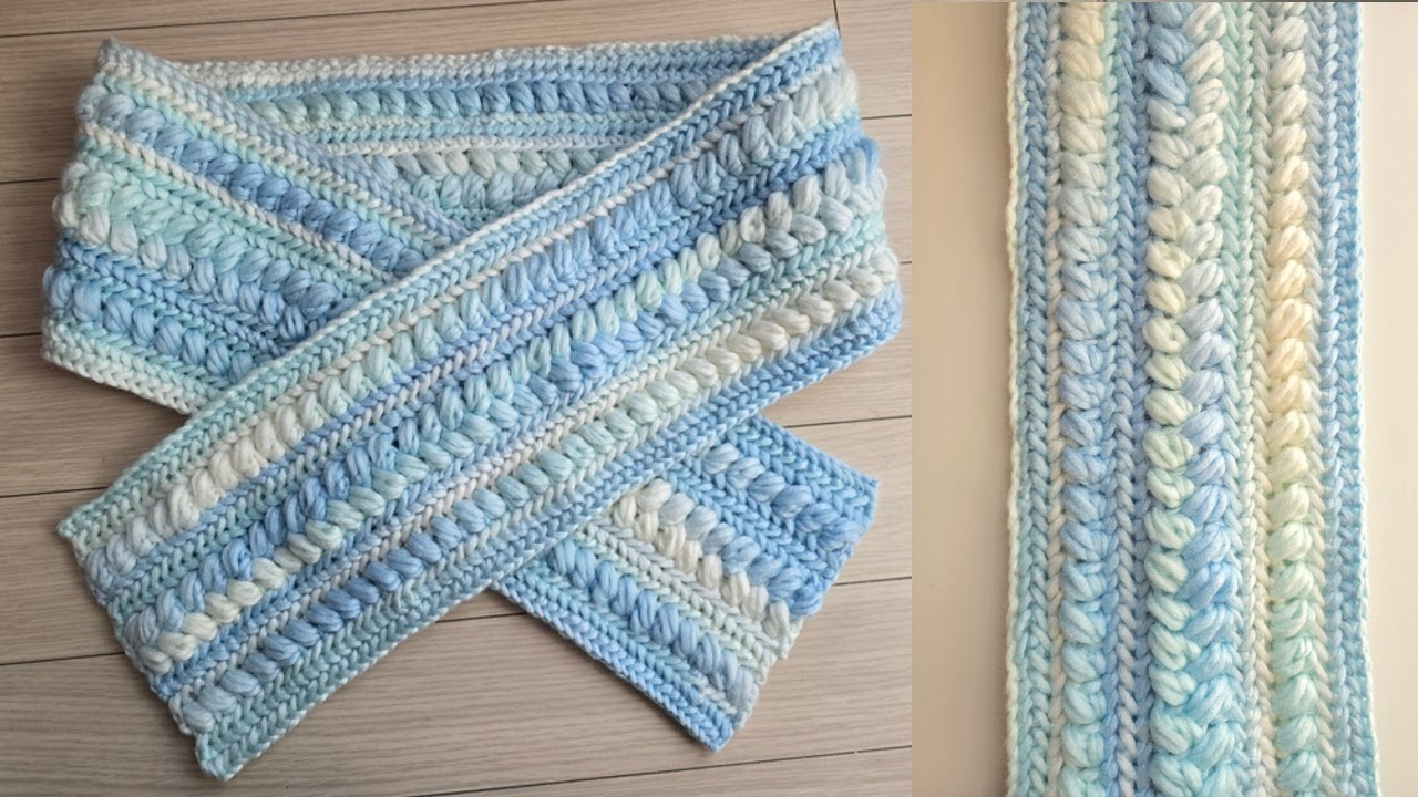 Easy scarf pattern | Crochet tutorial