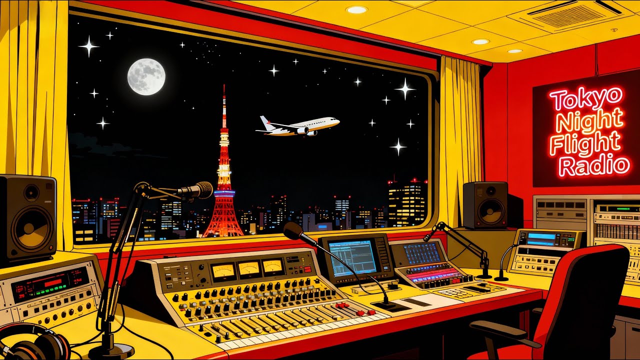 # 137 Tokyo Night Flight Radio | Lo-fi World Fusion Grooves | Cross-Cultural Soundscape