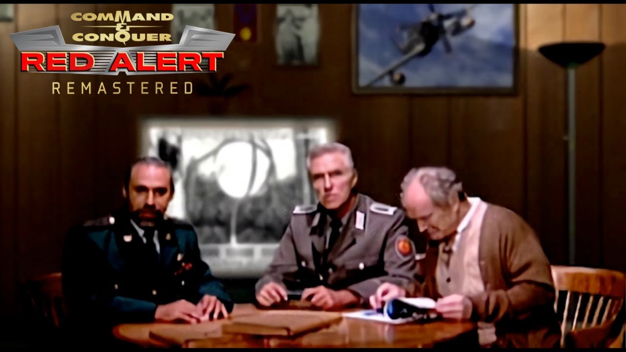 Command & Conquer Red Alert Remastered — все сцены союзников (игровой фильм)