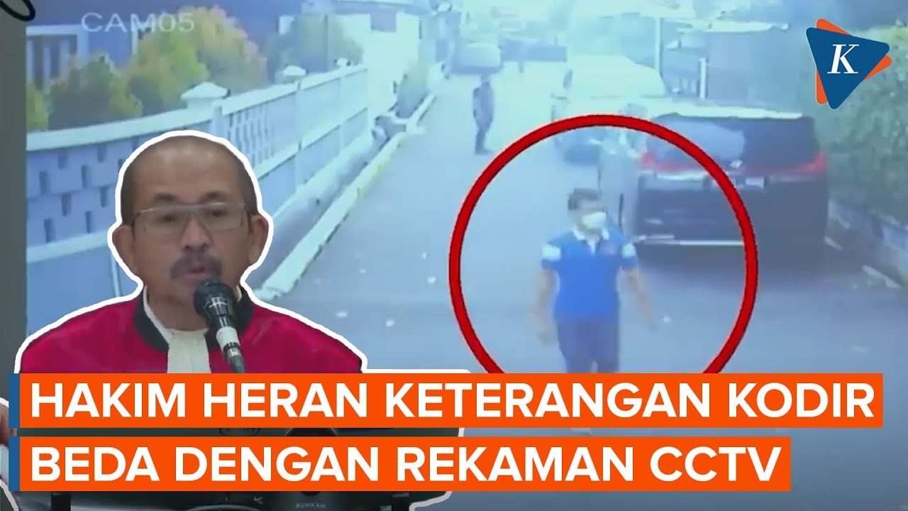 Hakim Soroti Gerak-gerik Kodir Usai Penembakan Brigadir J dalam Rekaman CCTV di Duren Tiga