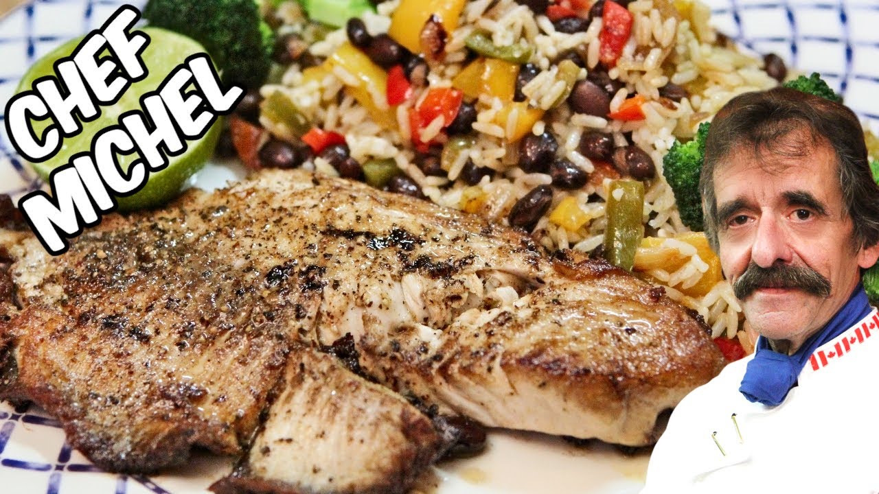 Tilapia et riz à la cubaine