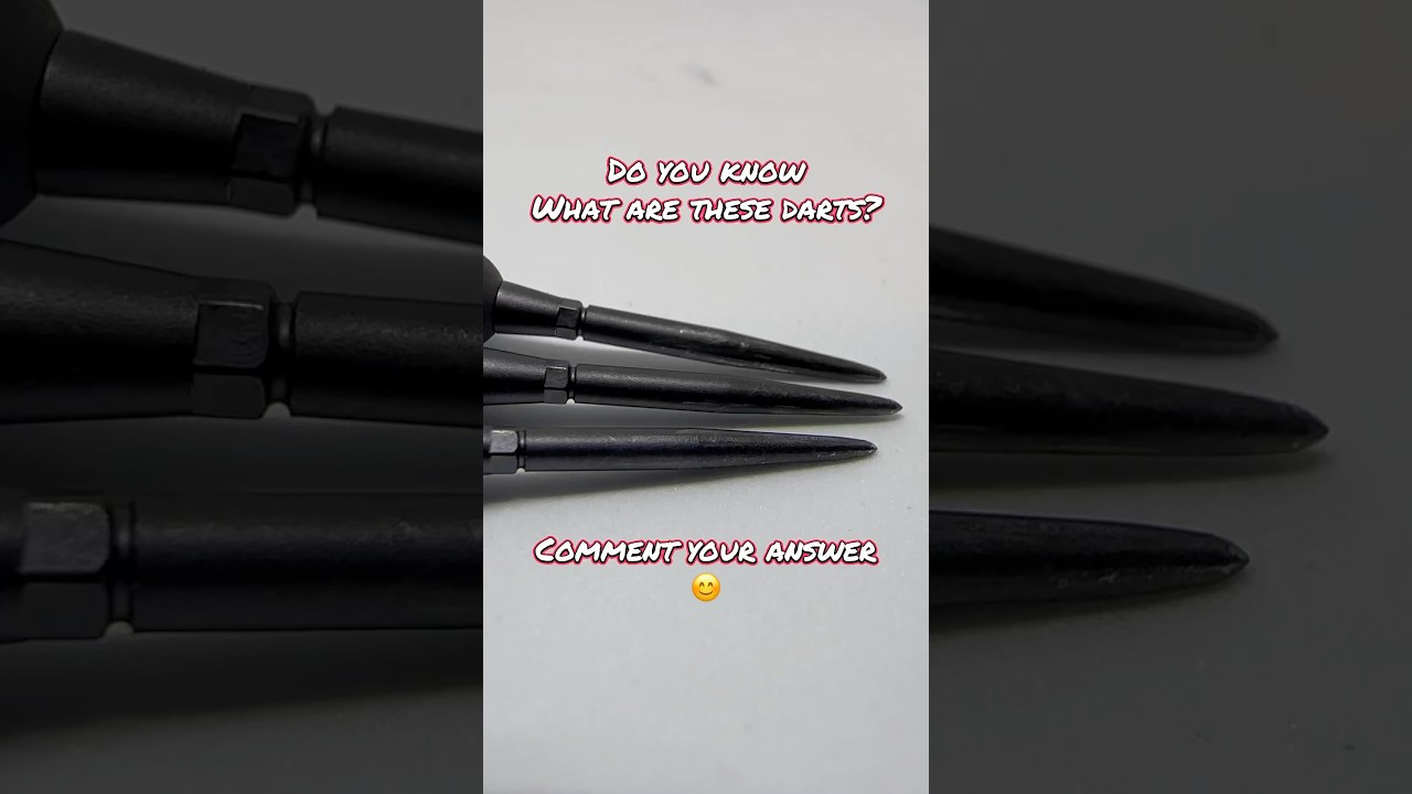 My first ever steel tip (not conversions), you know what are these? 😊 #TargetDarts #Darts🎯