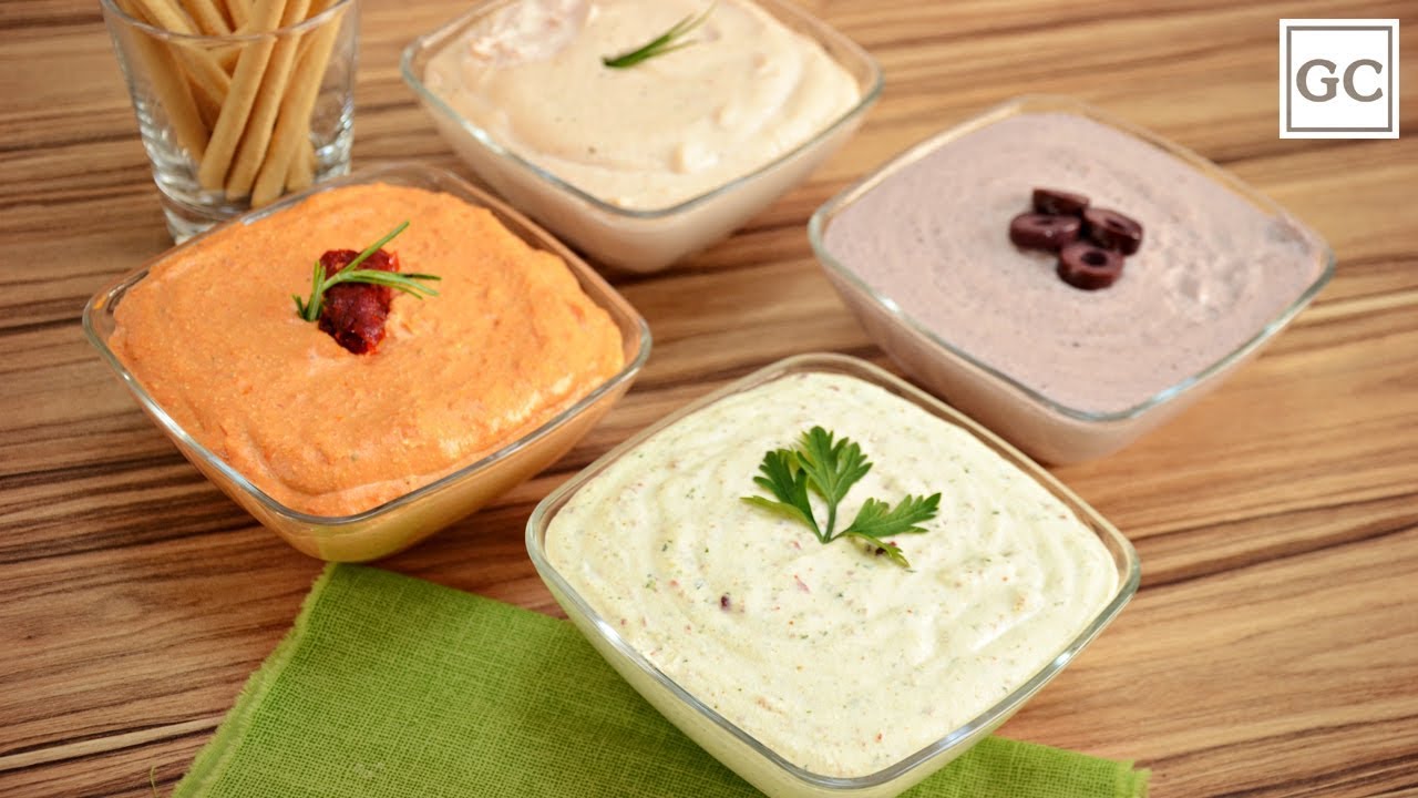 Patês rápidos: calabresa, azeitona preta, presunto e tomate seco | Receitas Guia da Cozinha