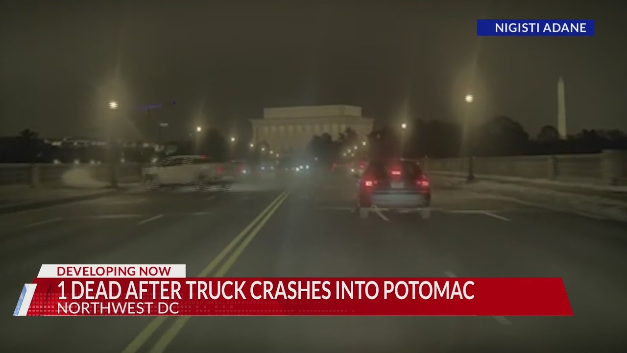 Memorial Bridge DC Crash: Person Dead After Truck Goes Off Arlington Memorial Bridge