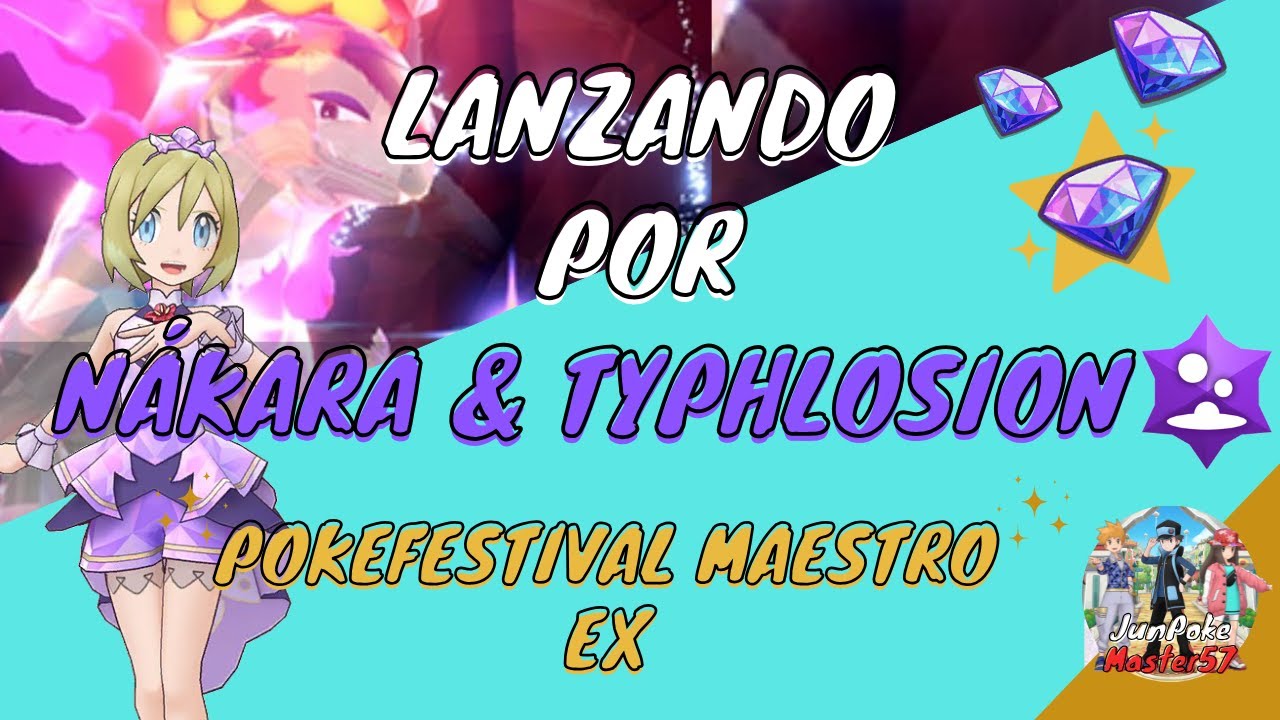 LANZANDO JOYAS POR ✨NÁKARA & TYPHLOSION HISUI (TERA VENENO)✨ (SUMMON) /MULTIS - POKÉMON MASTERS EX