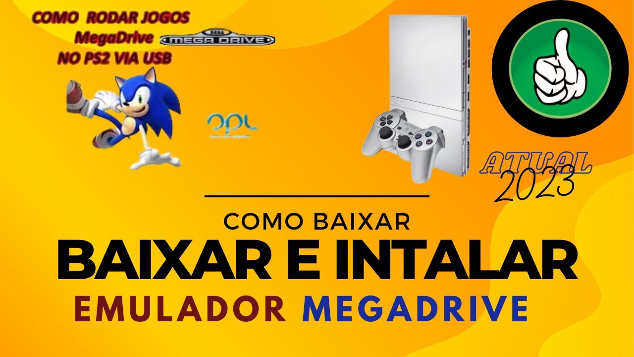 Como RODAR jogos MegaDrive PS2 via OPL! Emulador,Jogos e Instrucões. TUDO AQUI!!!