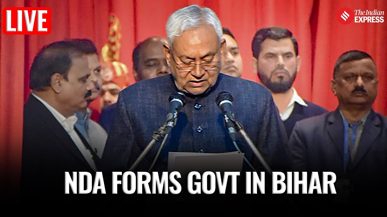 LIVE: Bihar Govt Formation &mdash; Nitish Kumar Oath Taking Ceremony | PM Modi & NDA Leaders Attend