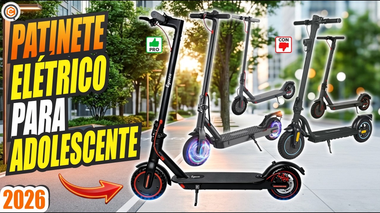 Patinete Elétrico para Adolescentes: 5 Opções Seguras e Dentro da Lei! 🛴