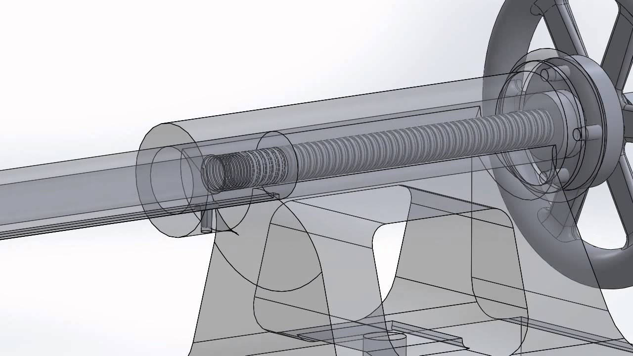 Lathe Tail Stock Mechanism