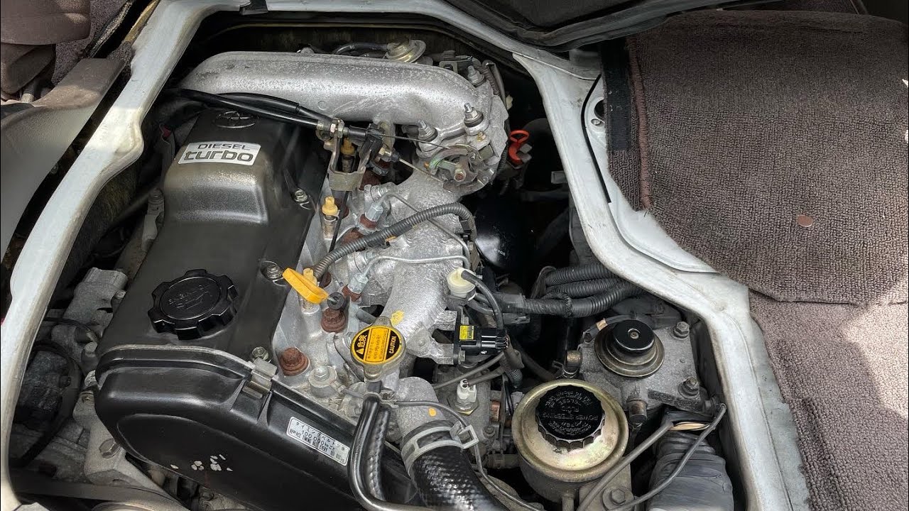 1996 TOYOTA HIACE SUPER CUSTOM   LIVING SALOON EX  KZH100 - TURBO DIESEL- JDM - ENGINE STARTUP
