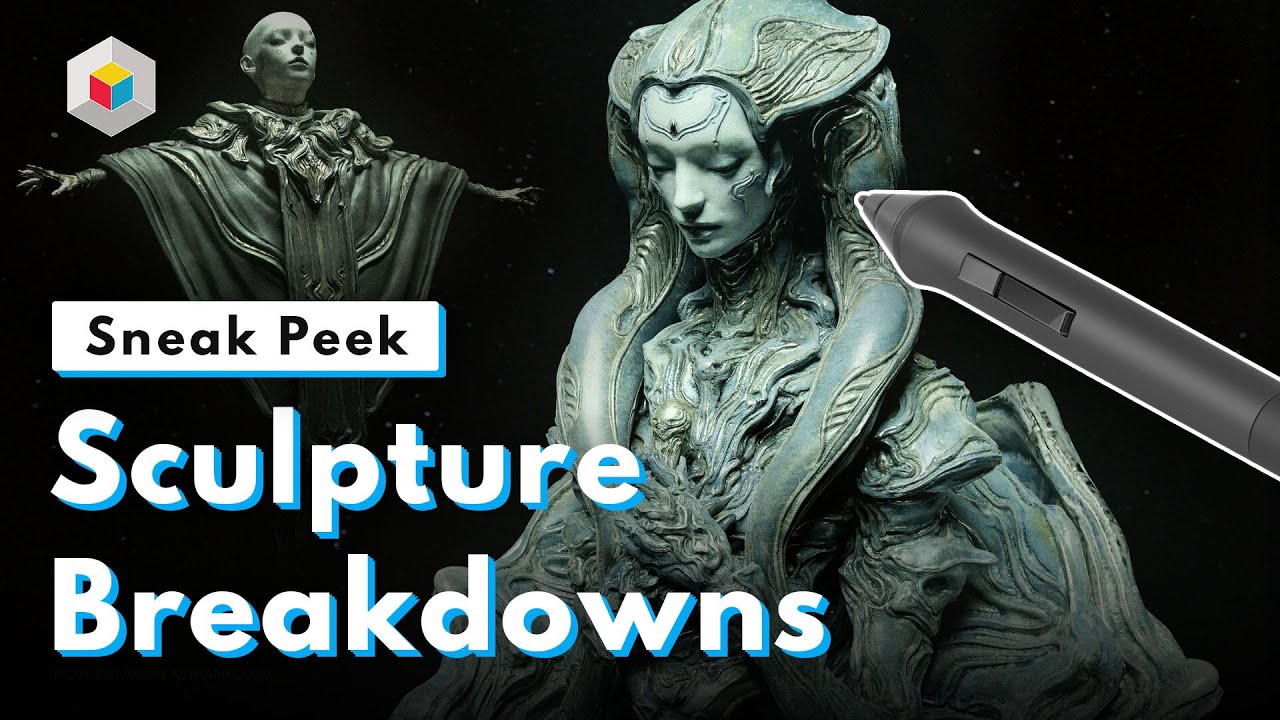 Digital Sculptor Arsen Asyrankulov Breaks Down his Sculptures | Organic Sculpting is Available Now