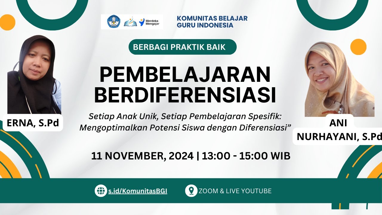 Berbagi Praktik Baik Setiap Anak Unik Mengoptimalkan Potensi Siswa dengan Pembelajaran Berdiferensi