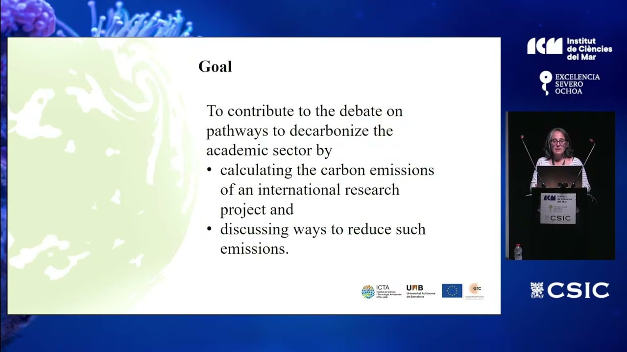 The carbon footprint of scientific activities: The Licci project case study - Victoria Reyes-García