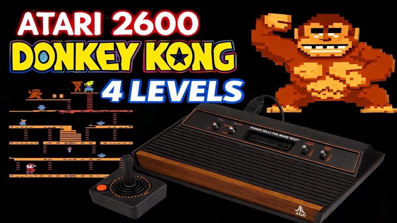 Donkey Kong 4 Levels | Atari 2600